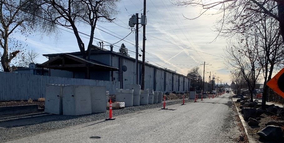 second street construction started at Greenwood and continues south to Frankln