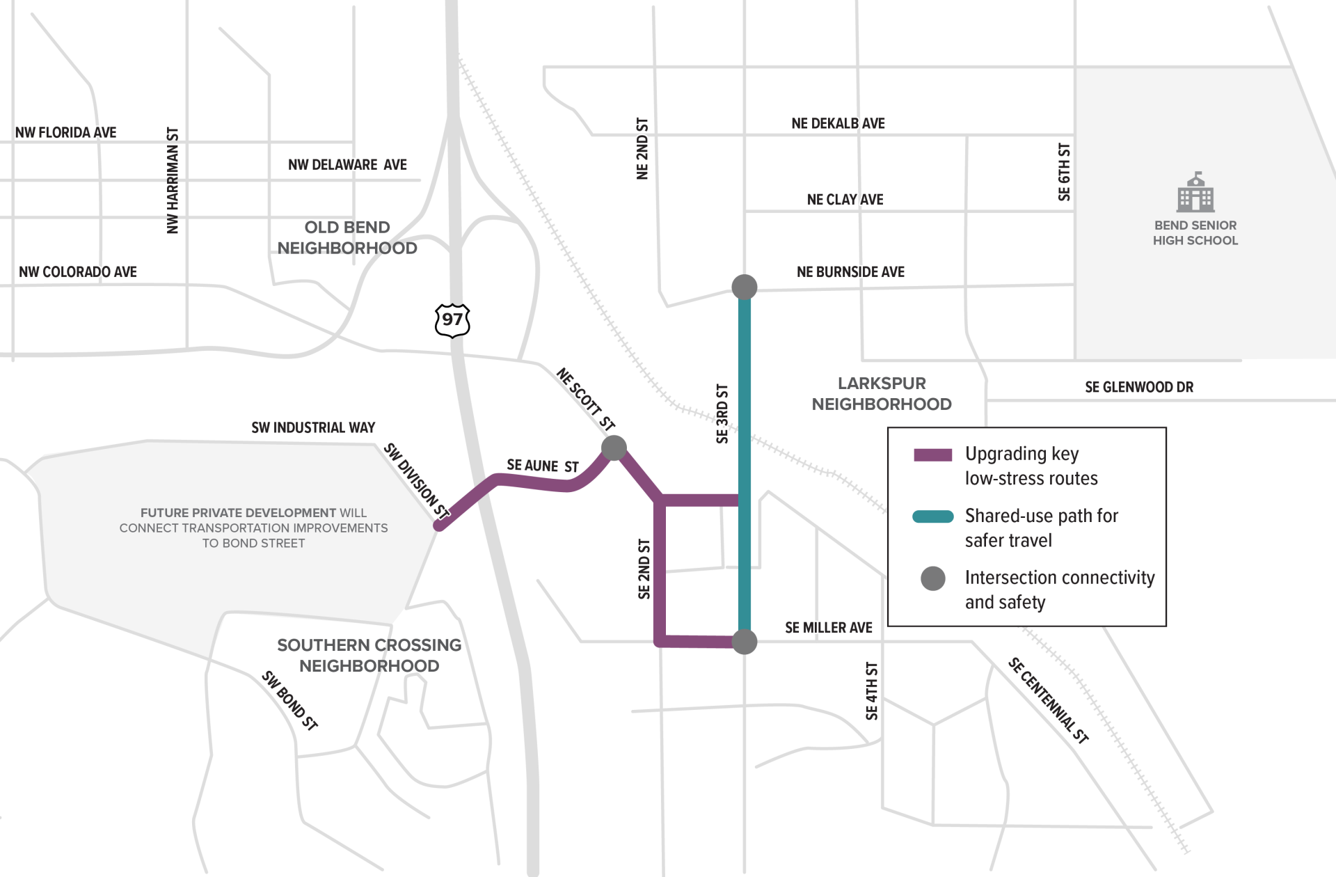 Aune project area map